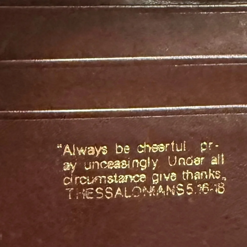 ZEP-PRO Ichthys Christian Fish Roper Crazy Horse Leather Wallet.